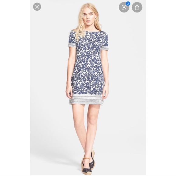 Tory Burch Dresses & Skirts - Tory Burch Elizabeth Cotton Floral Flowy Tunic Dress